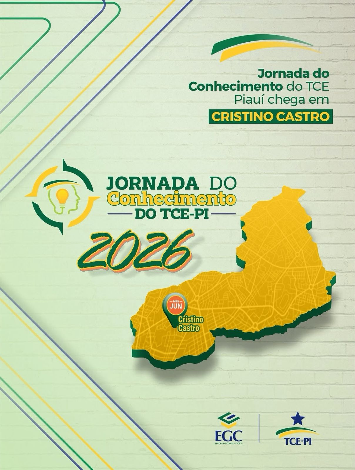 Cristino Castro receberá a 26ª Jornada do Conhecimento do TCE-PI nos dias 18 e 19 de junho